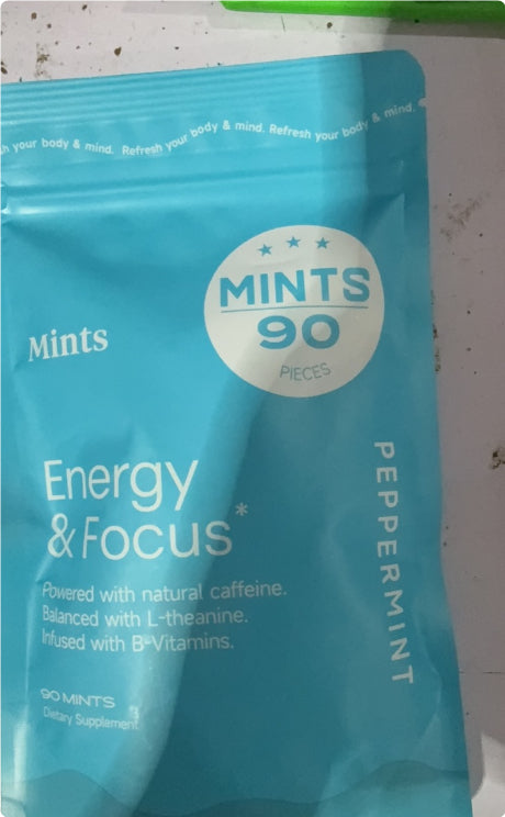 Mint Energy Caffeine Tablets Mints